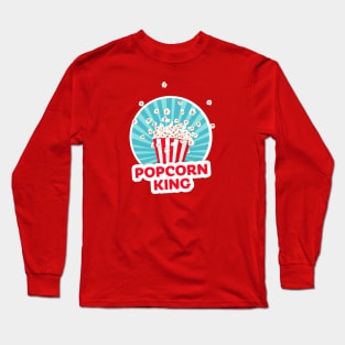 Popcorn King Retro Party Carnival Long Sleeve T-Shirt